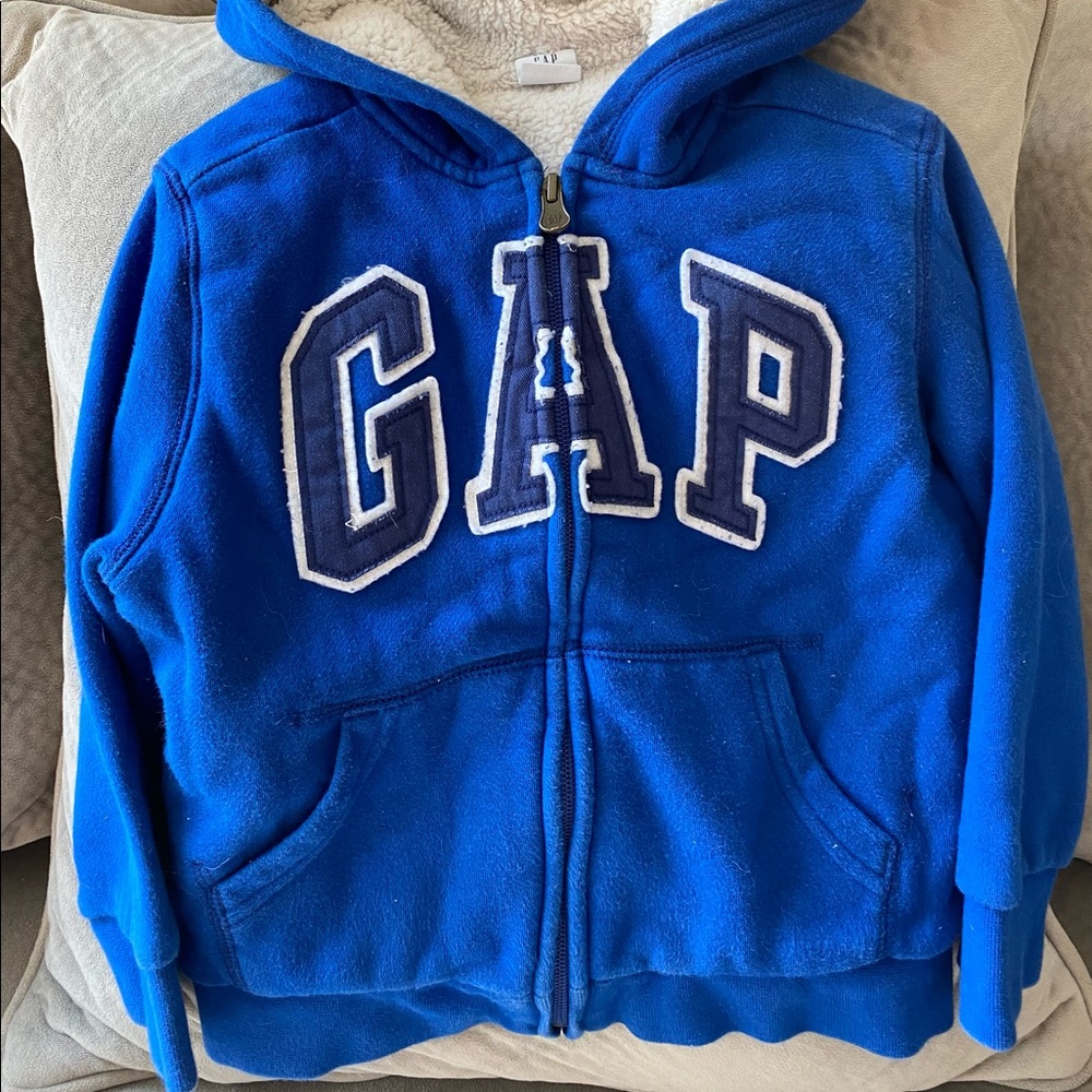 Toddler Sherpa lined Gap Sweatshirt